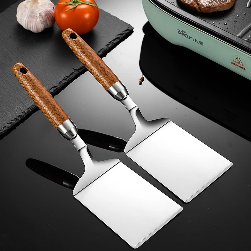 Rvs Vierkante Kop Steak Koken  - Okonomiyaki Spatula recensie en prijs