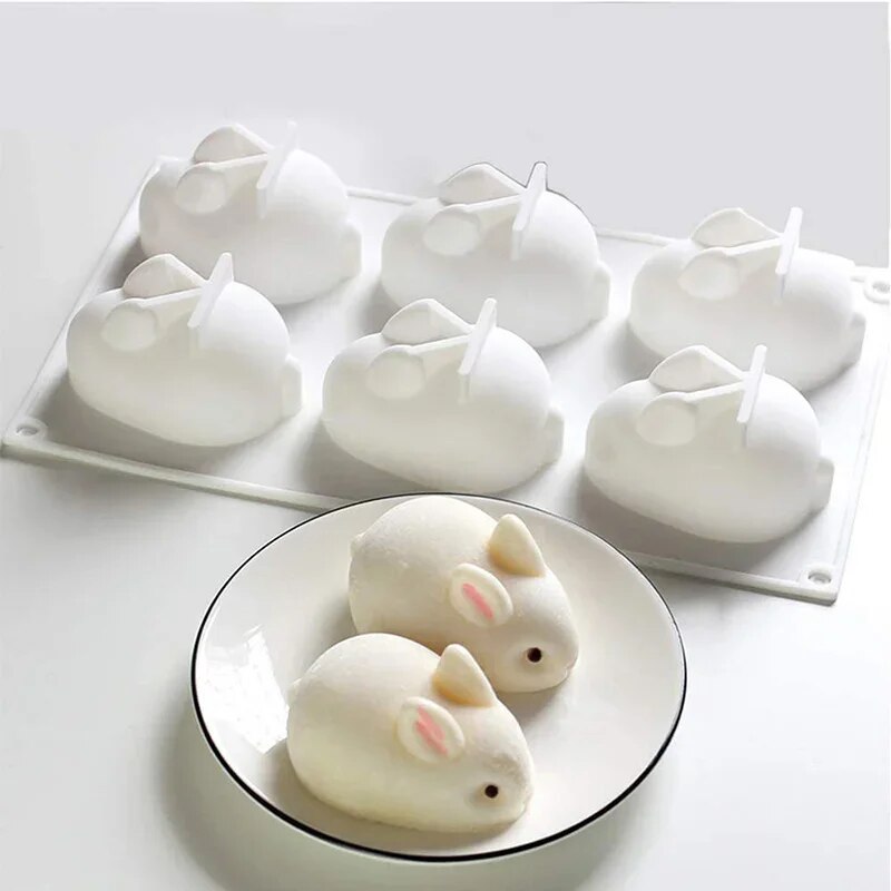 Silicone konijnenmal fondant k - Bunny Cake Mold recensie en prijs