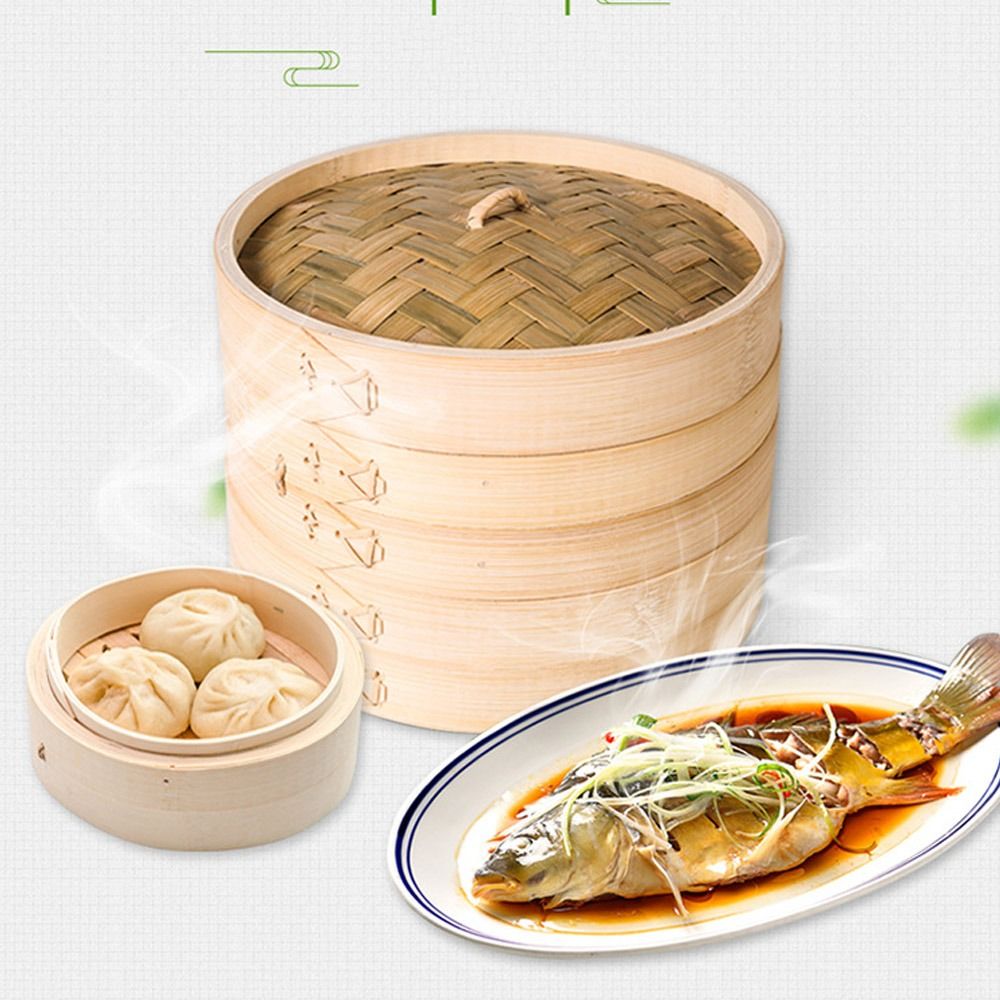 Chinese stoommand Bamboe stoom - Bao Steamer Bamboo recensie en prijs