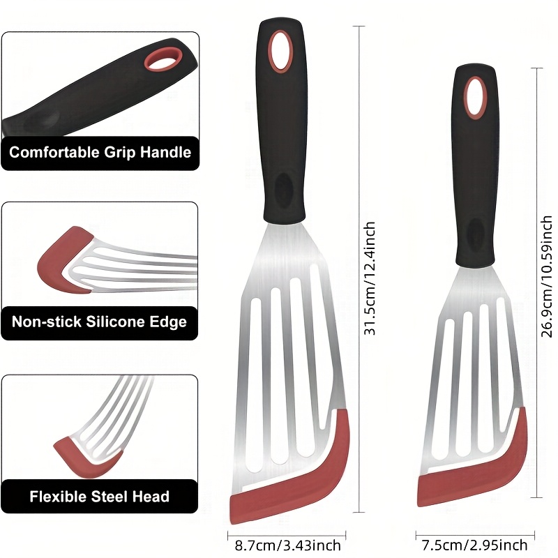 Roestvrijstalen siliconen spat - Okonomiyaki Spatula recensie en prijs